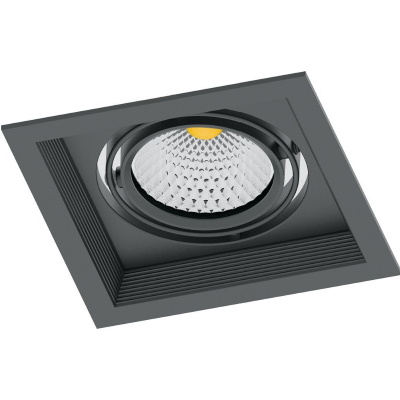 Светодиодный светильник Feron AL201 карданный 1x20W 4000K 35 градусов, черный FERON 41290 Светодиодный светильник Feron AL201 карданный 1x20W 4000K 35 градусов, черный FERON 41290